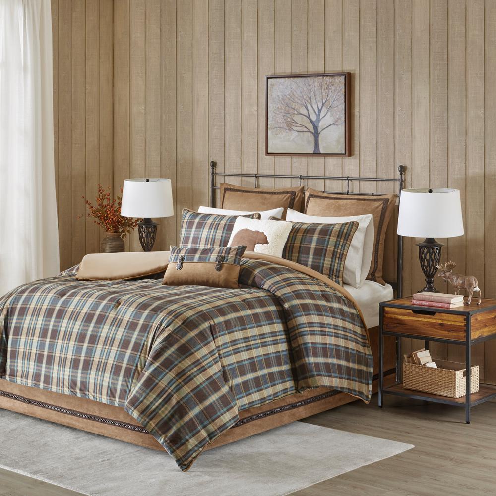 Woolrich Hadley 4 Piece Multicolored Queen Comforter Set Wr10 080