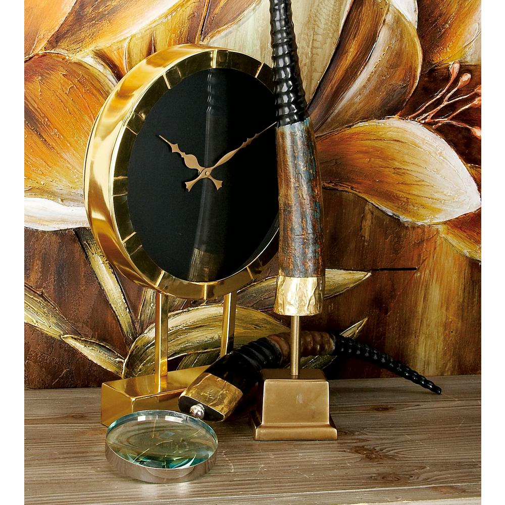 Horn Decorative Accessories 100 in x 100 in Animal Horn and Brass Magnifying Glass100 The 82 Horn Decorative Accessories 100 in x 100 in Animal Horn and Brass Magnifying Glass100 The 82