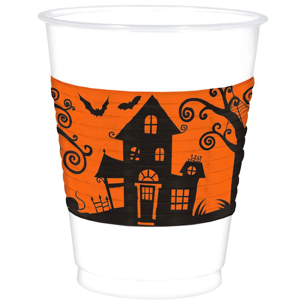 White Halloween Frightfully Fancy Cups 25 White Halloween Frightfully Fancy Cups 25