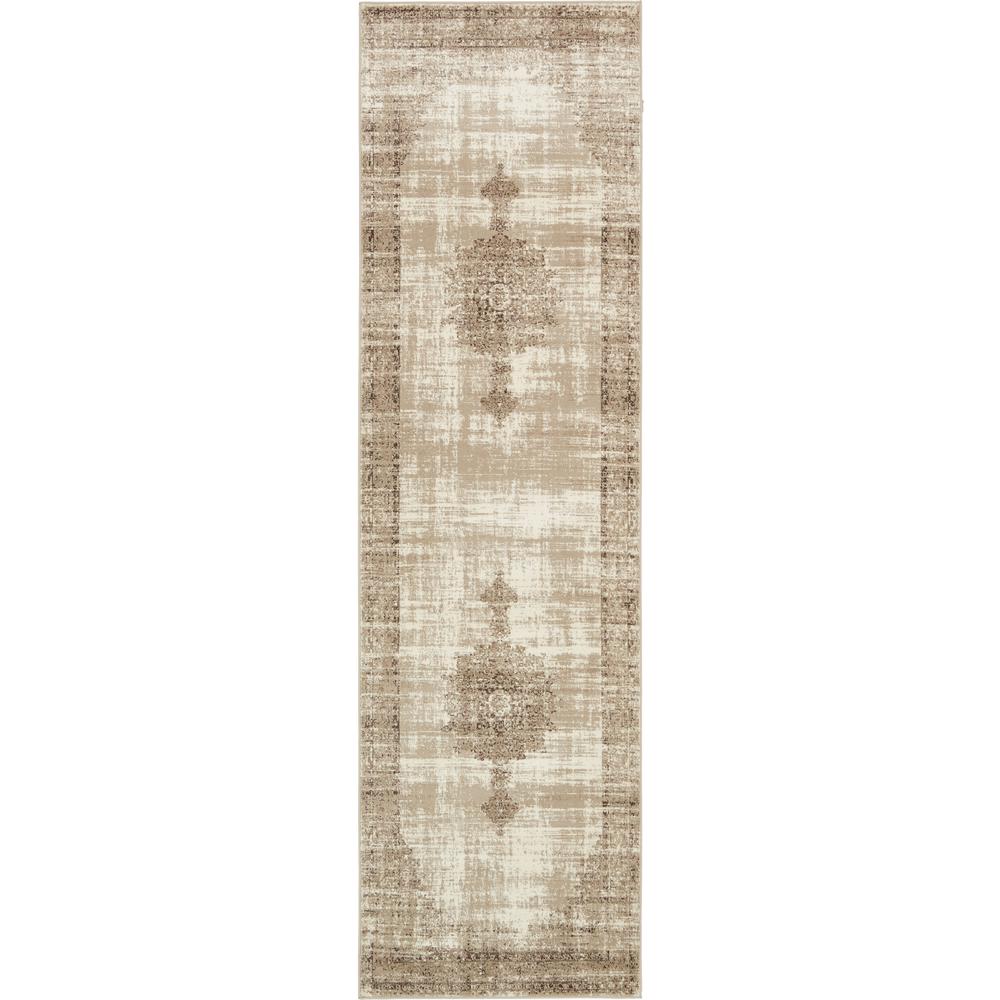 Unique Loom Cambridge Maui Ivory 3 0 X 10 Runner Rug