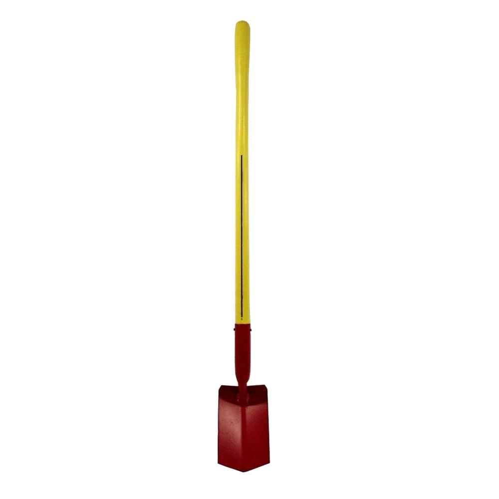 Nupla 48 in. Fiberglass Handle 16 in. Gauge 5 in. Curved Blade Trenching Shovel72212 The Home