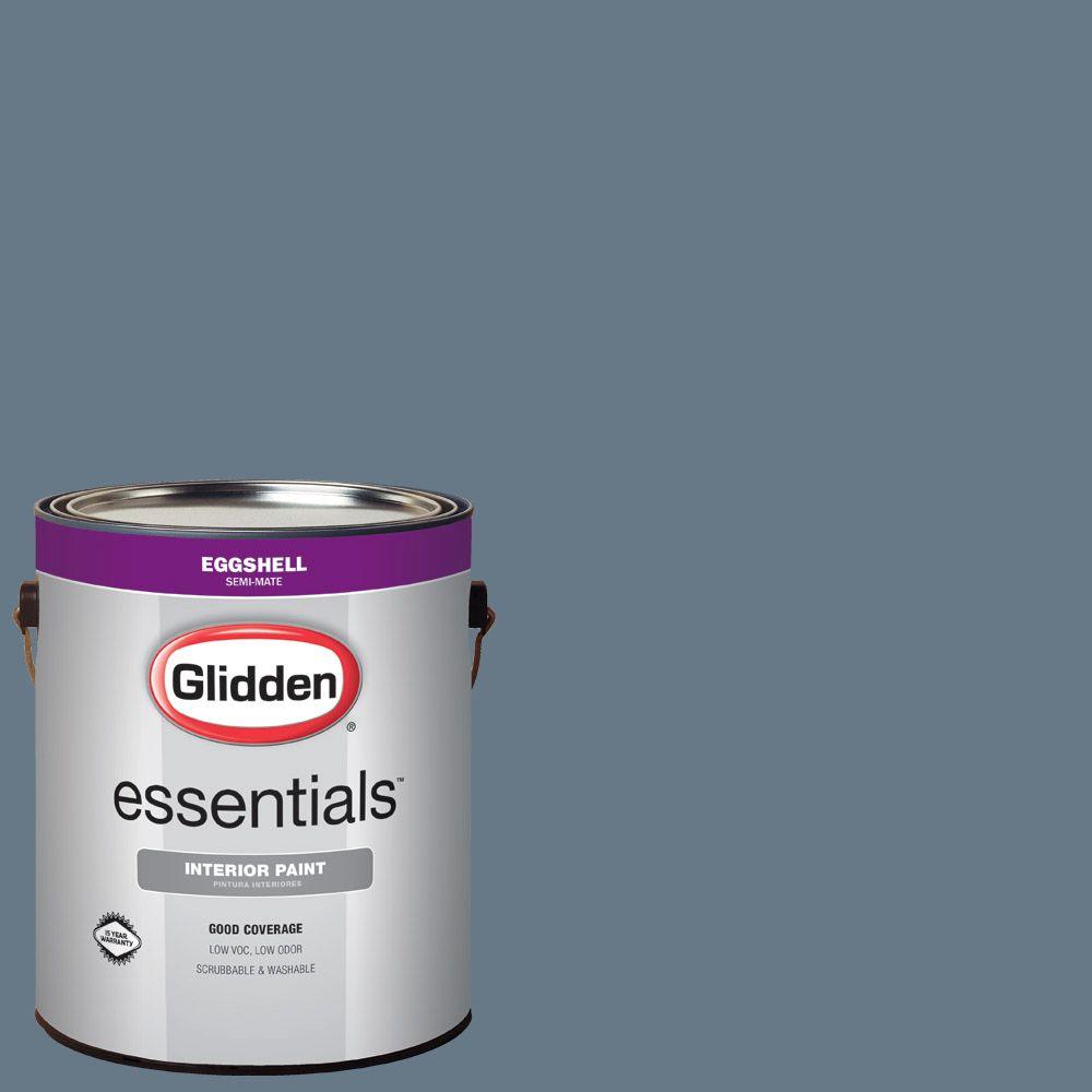 Glidden Essentials 1 Gal Hdgv13u Mountain Slate Blue Eggs Hdgv13u Mountain Slate Blue Eggs Interior Paint