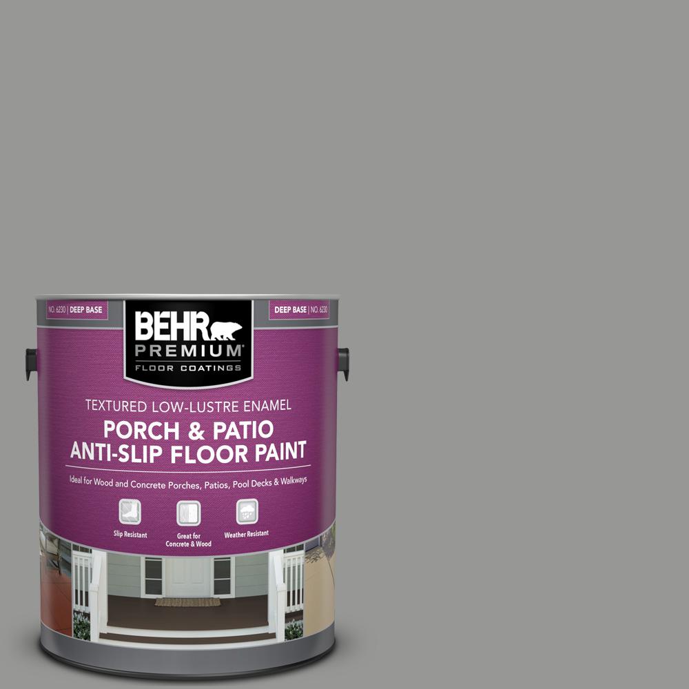 Behr Premium 1 Gal Bnc 39 Peak Point Textured Low Lustre Enamel Interior Exterior Porch And Patio Anti Slip Floor Paint 623001 The Home Depot