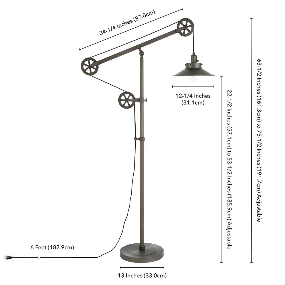 bridgeport designs pulley table lamp