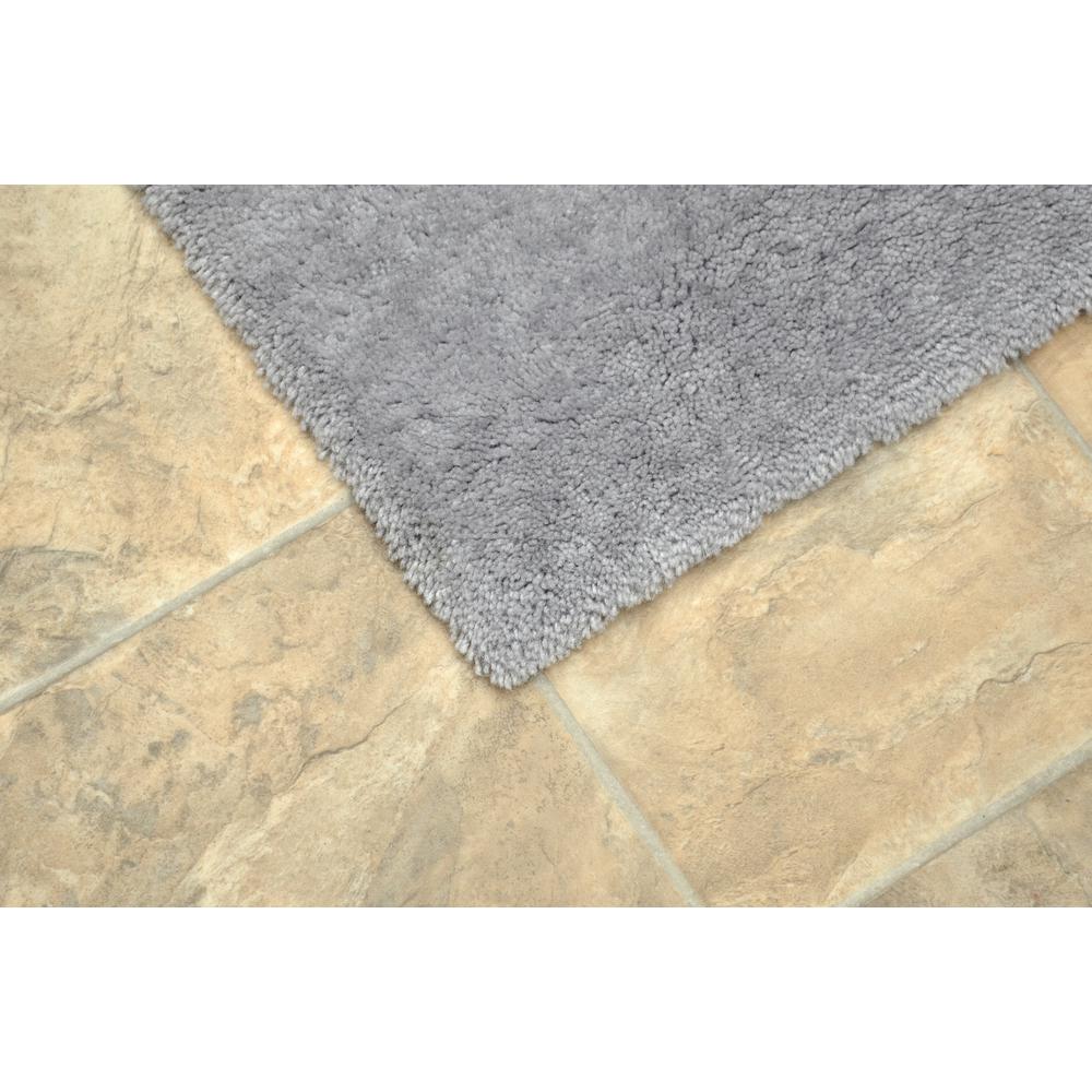 x 6 ft Garland Bath Area Rug 5 ft Room Size Nylon Nonskid Backing Chocolate