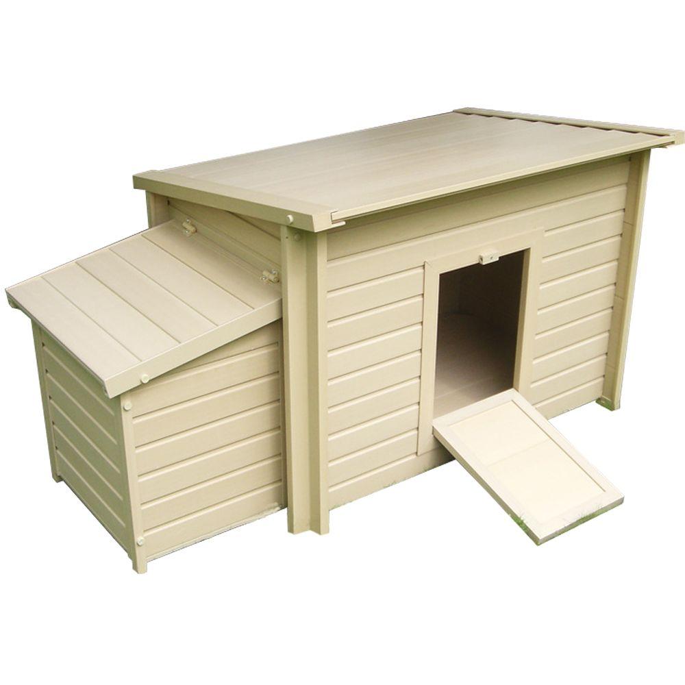 New Age Pet Ecoflex Fontana Chicken Barn In Tan Echk103 B The