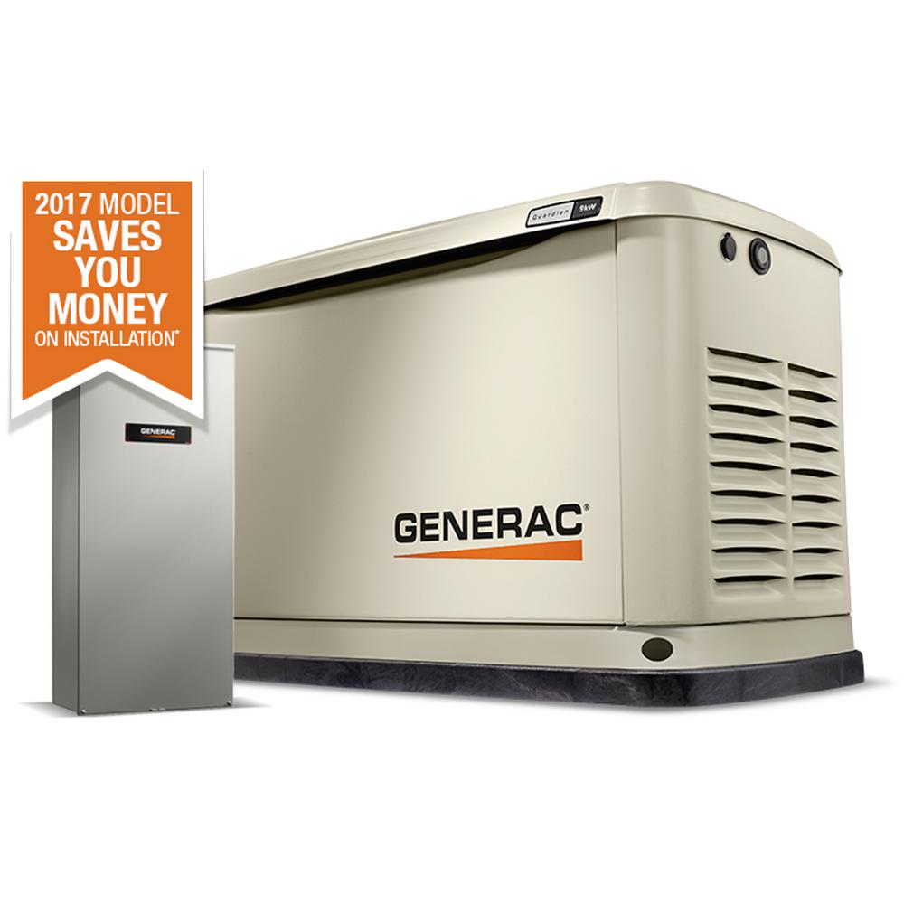 Generac 22000-Watt (LP)/19500-Watt (NG) Air-Cooled Standby Generator