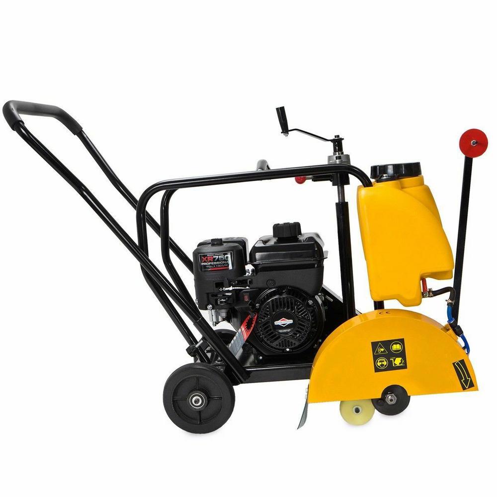 Stark 14 In Concrete Cut Off Walk Behind Saw Power Floor Cutter