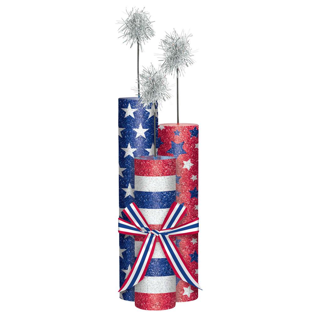 Amscan 13 5 In X 4 In Firework Glitter Centerpiece 2 Pack