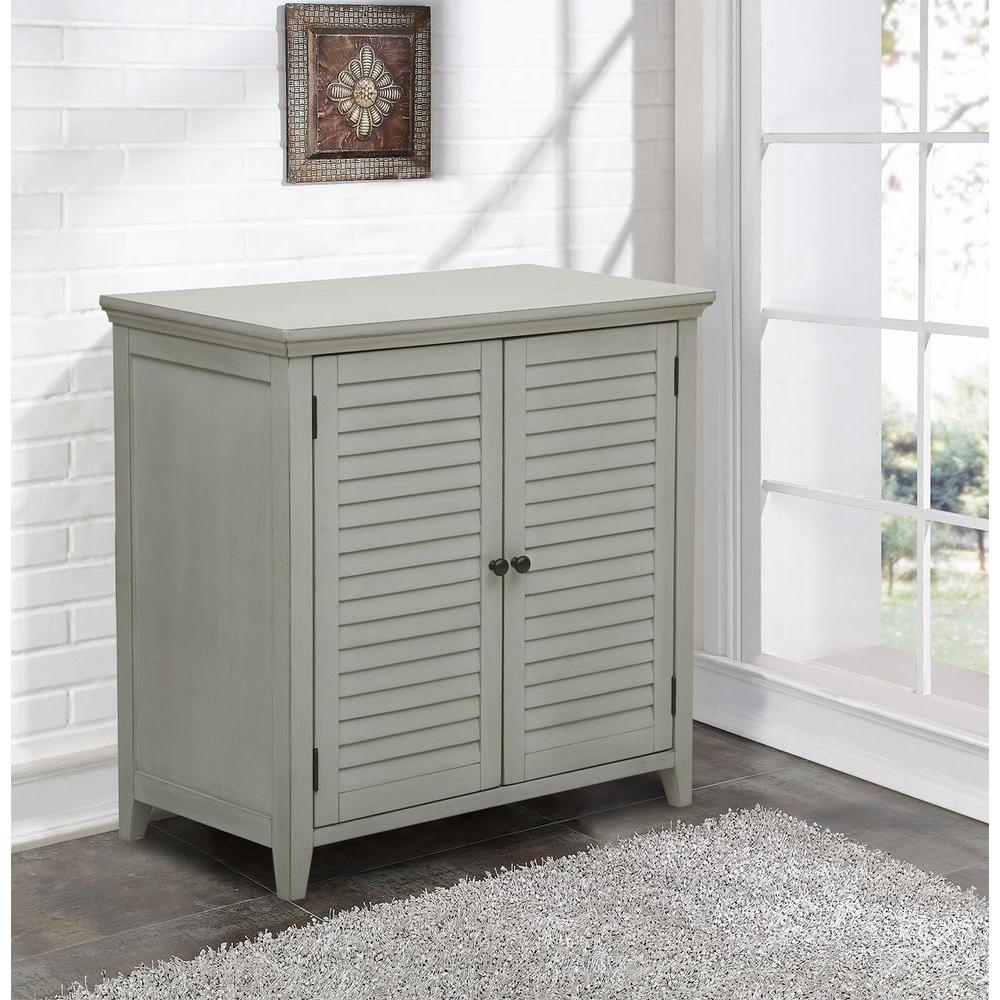 South Shore Axess Soft Gray Storage Cabinet 10193 The Home Depot