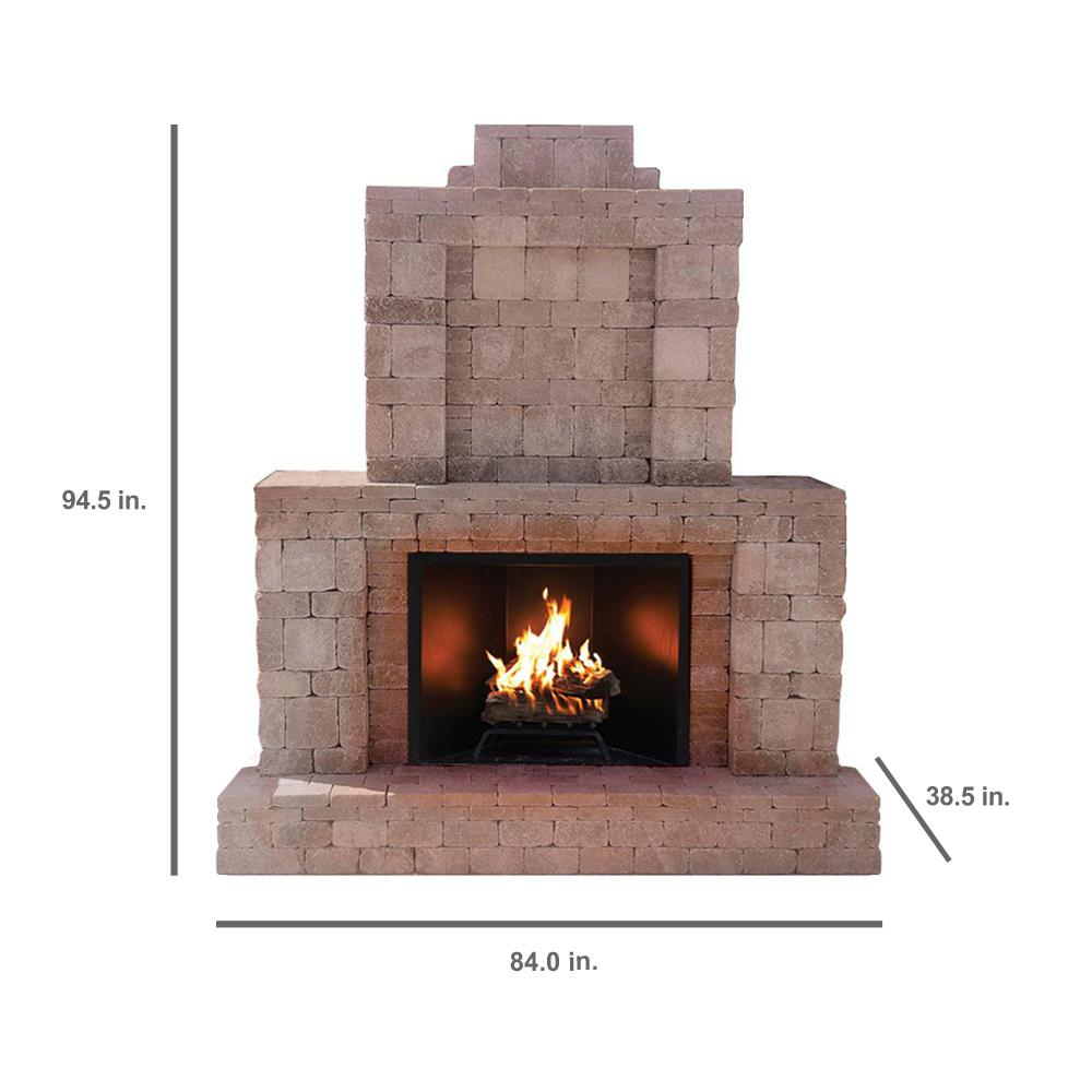 Pavestone Outdoor Fireplace Insert Kit Fireplace Ideas