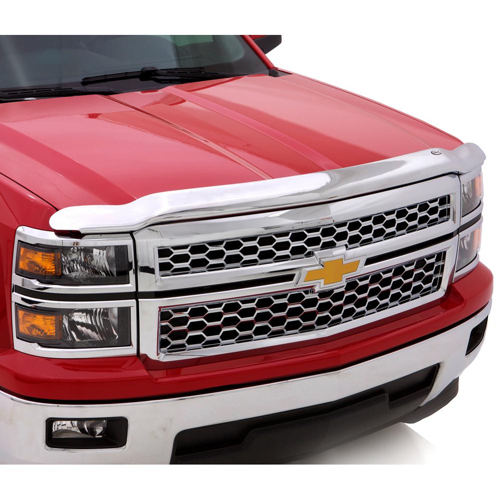 AVS 03-05 Chevy Silverado 1500 Aeroskin Low Profile Hood Shield - Chrome Fits select: 2003-2005 CHEVROLET SILVERADO