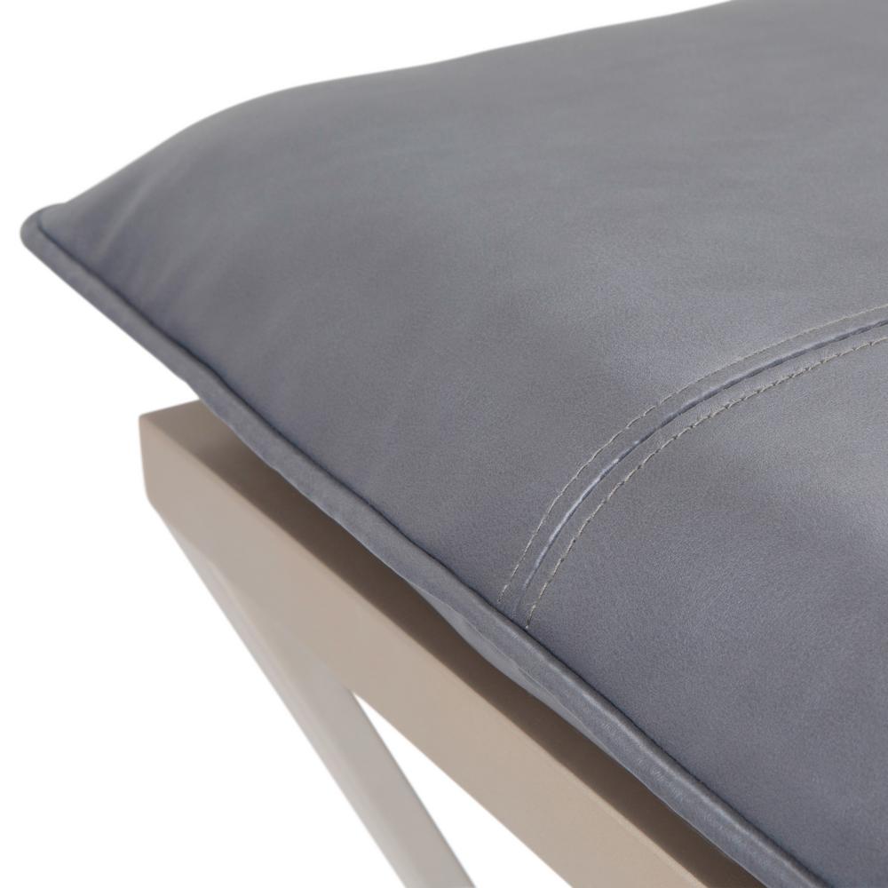 Simpli Home Bannister 48 In Contemporary Modern Ottoman Bench