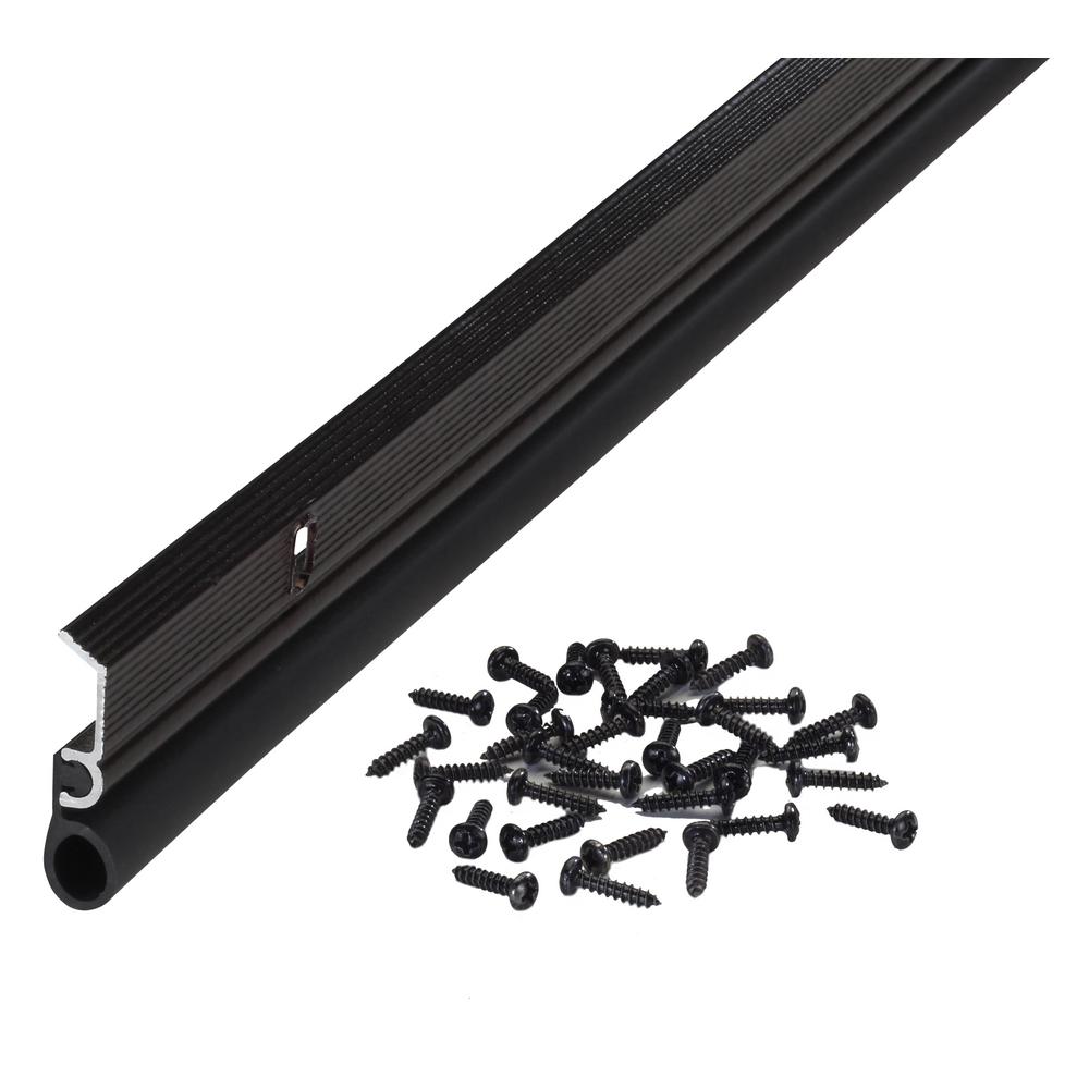 Bronze Finish 36"Door Jamb Weatherstrip 7 ft Set Durable PowderCoated