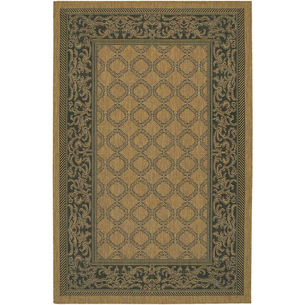 Rectangle 2 X 4 Black Outdoor Rugs The Home Depot Recife Garden Lattice Cocoa Black 9 Ft X 13 Indoor Outdoor