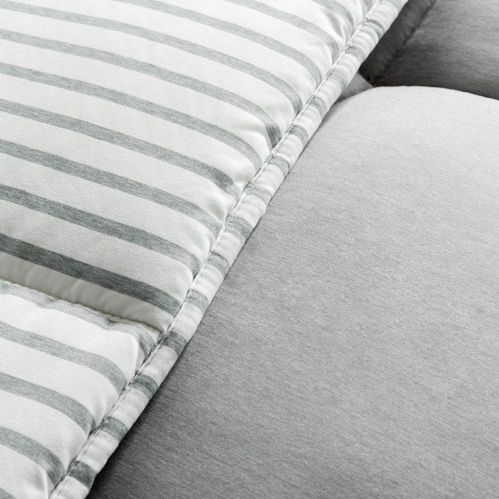 Brookside 3 Piece Coastal Gray California King Comforter Set