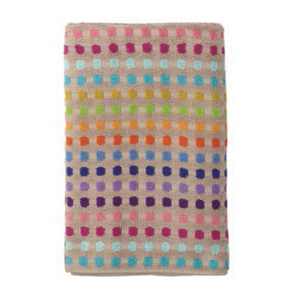 The Company Store Stripe Multicolored Cotton Fingertip Towel (Set of 2