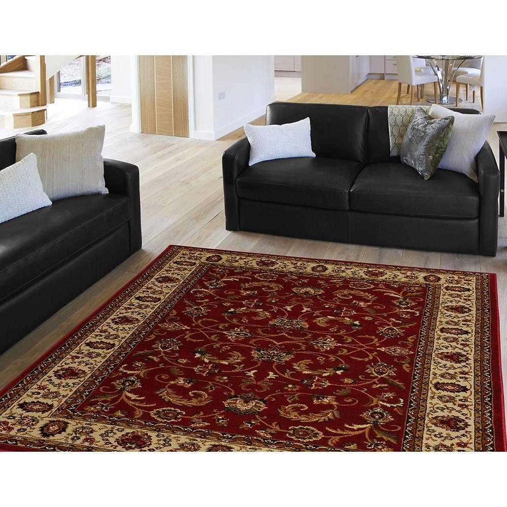 Home Dynamix Royalty Red Ivory 8 Ft X 10 Indoor Area Rug Home Dynamix Royalty Red Ivory 8 Ft X 10 Indoor Area Rug