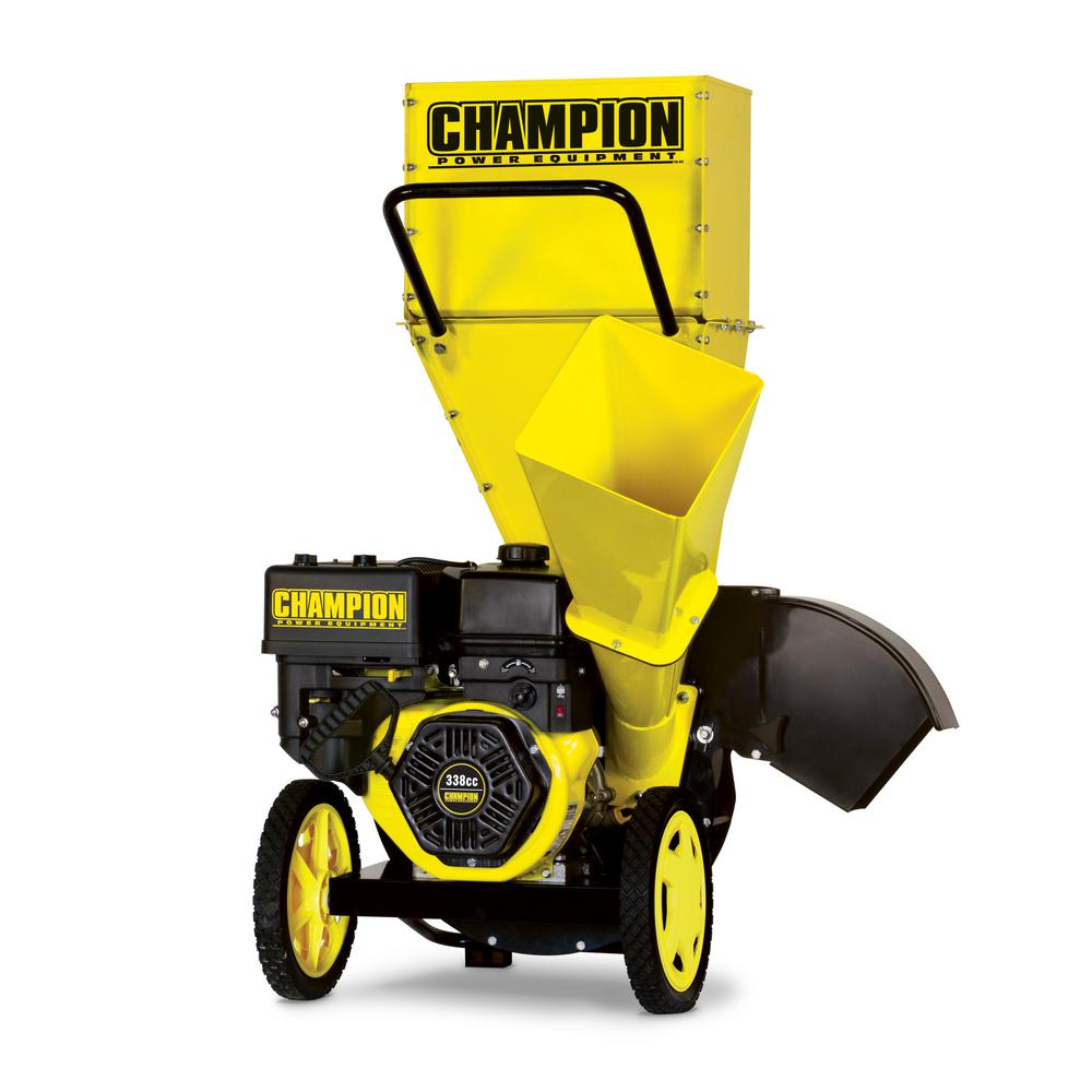 Champion Power Equipment 3 inch 338cc Gas-Powered Chipper Shredder by Champion Power Equipment