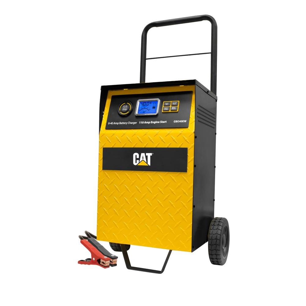 CAT 40 Amp Wheel Charger with 110 Amp Engine Start-CBC40EW ...
