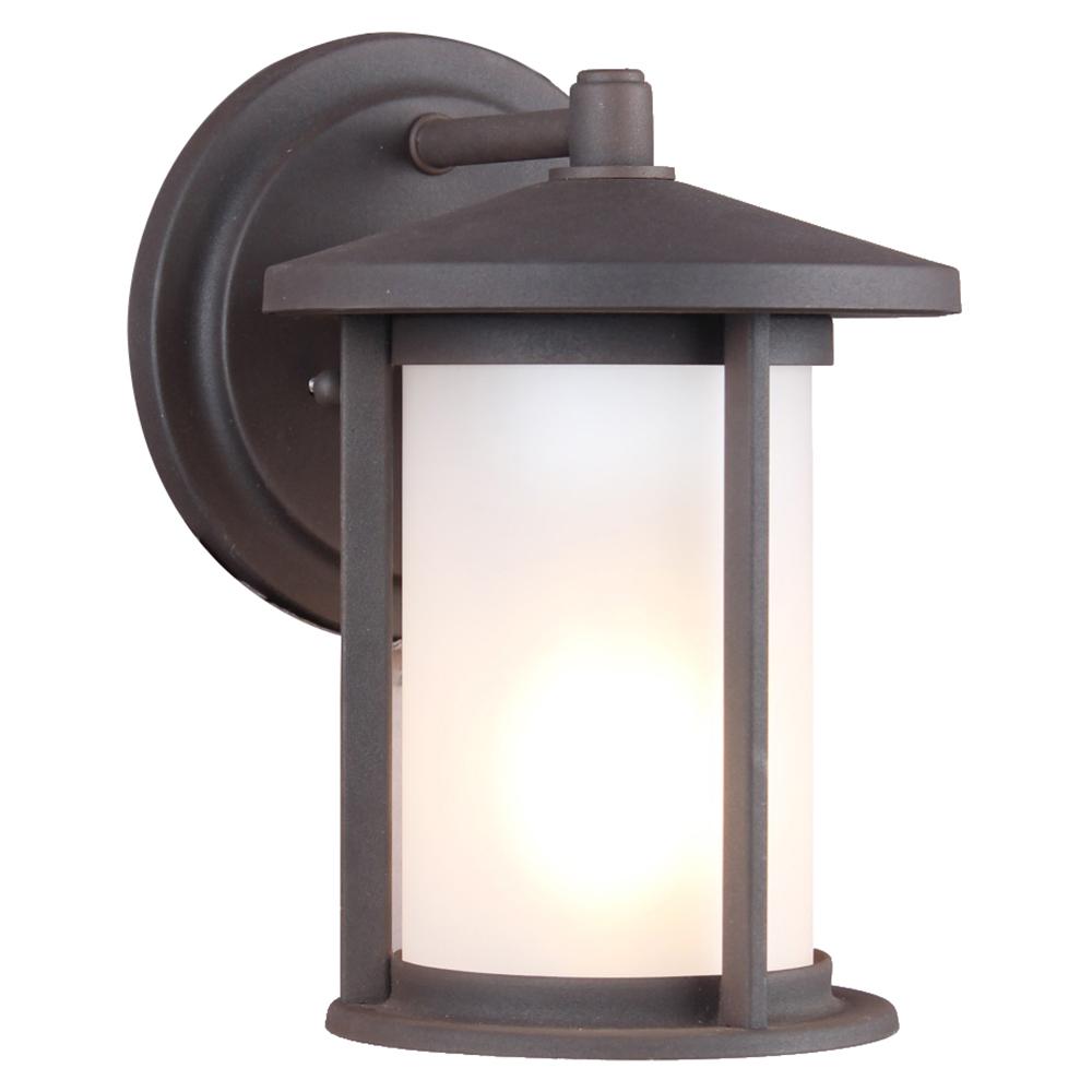 Dsi 1 Light Weathered Bronze Frosted Glass Outdoor Wall Mount Sconce Dsi 1 Light Weathered Bronze Frosted Glass Outdoor Wall Mount Sconce