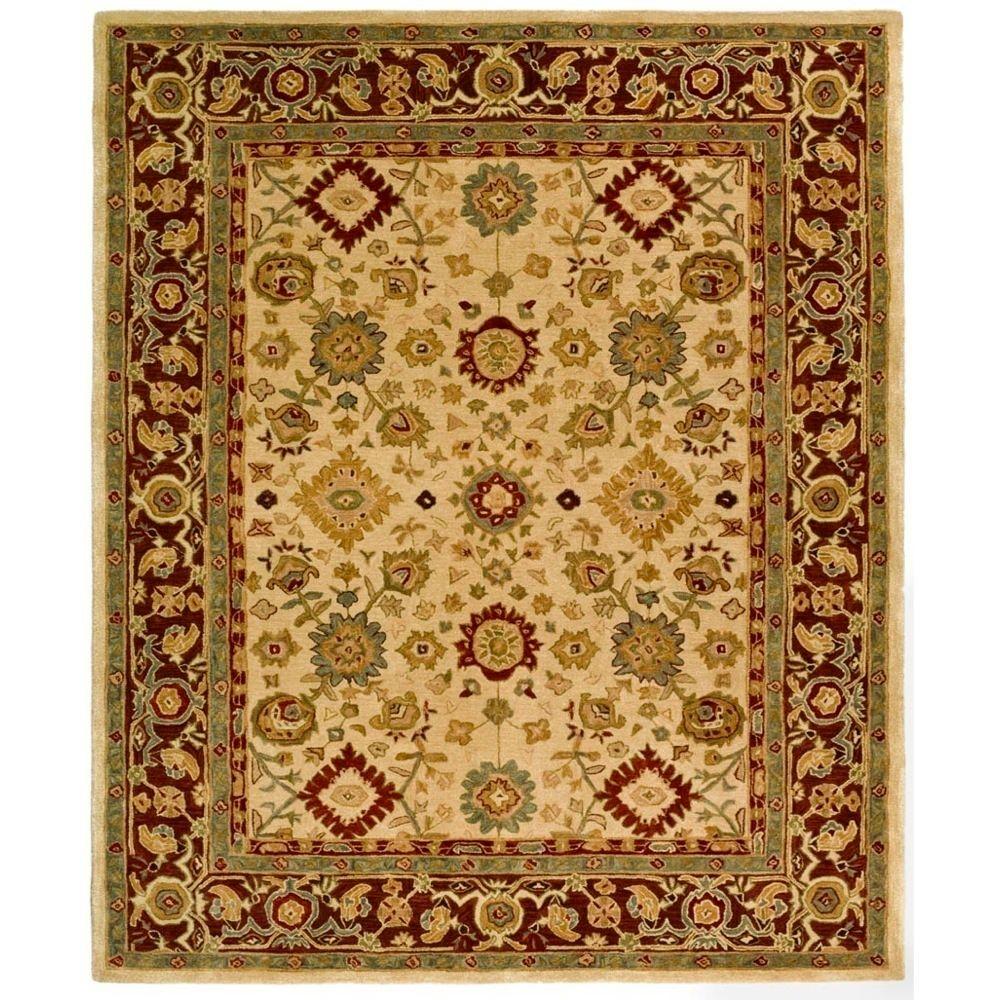 Safavieh Anatolia Ivory/Brown 4 ft. x 6 ft. Area RugAN546A4 The