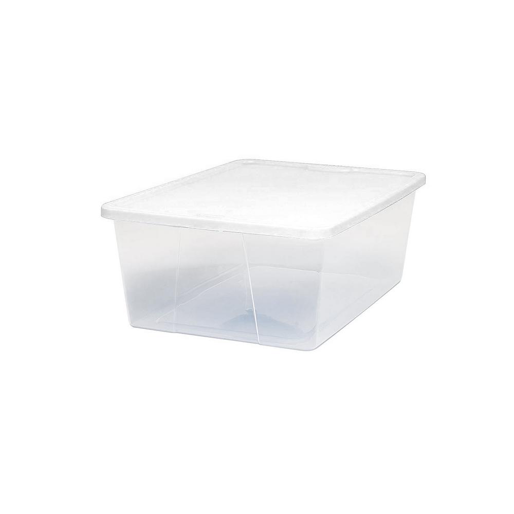 storage clear homz containers qt box