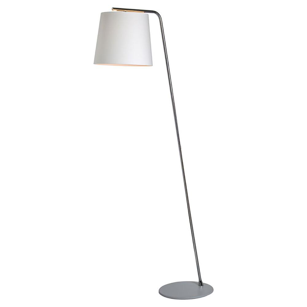 Renwil Auray 61 5 In Chrome Floor Lamp Lpf3008 The Home Depot Chrome Floor Lamp