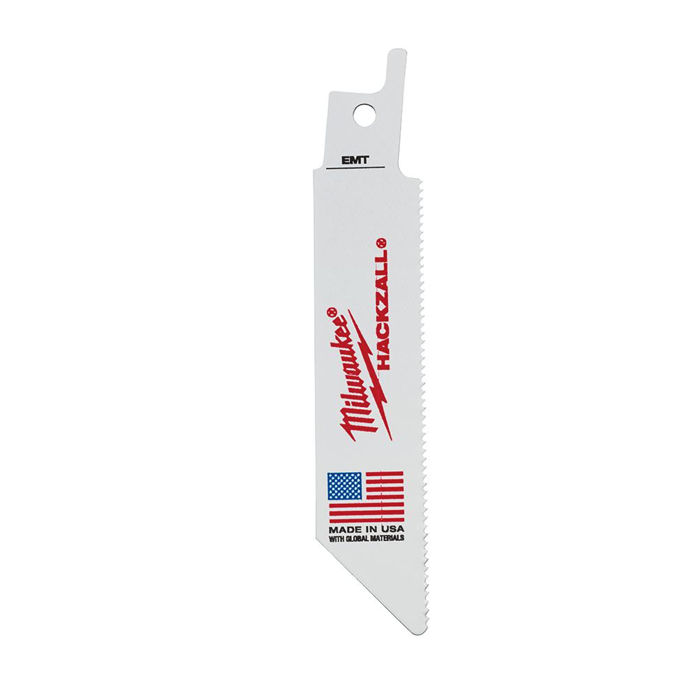 Milwaukee 4 in. 14 Teeth Per in. Hackzall EMT Reciprocating Saw Blades