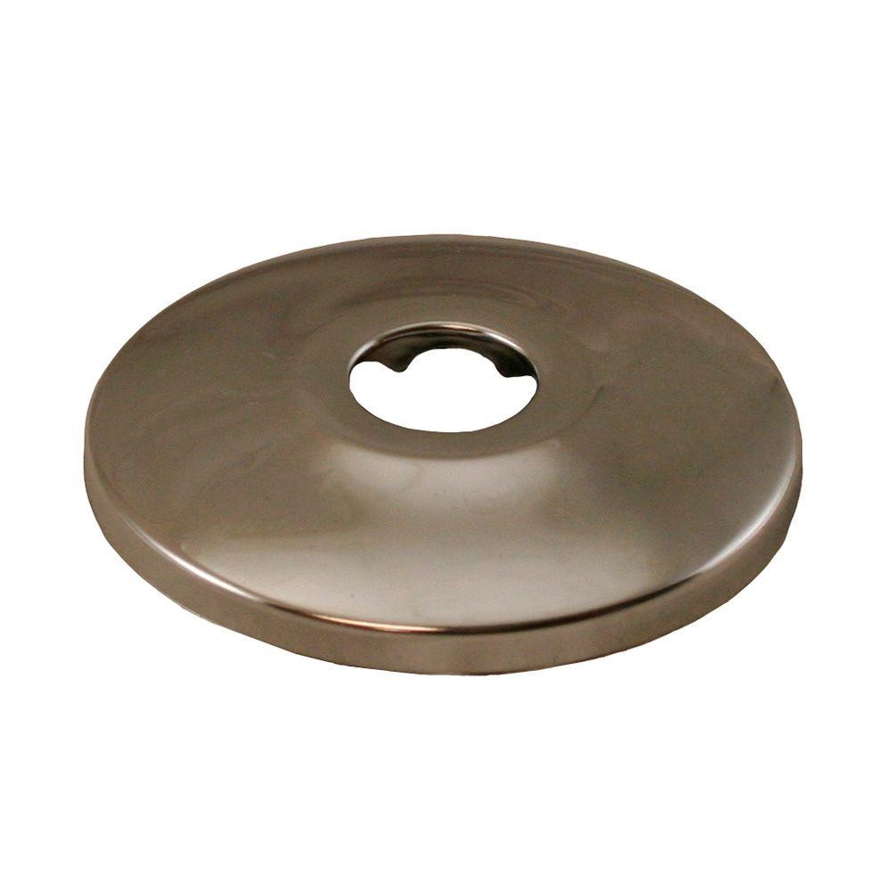 Jones Stephens 2-1/2 in. O.D. Low Pattern Escutcheon for 1/2 in. Copper ...