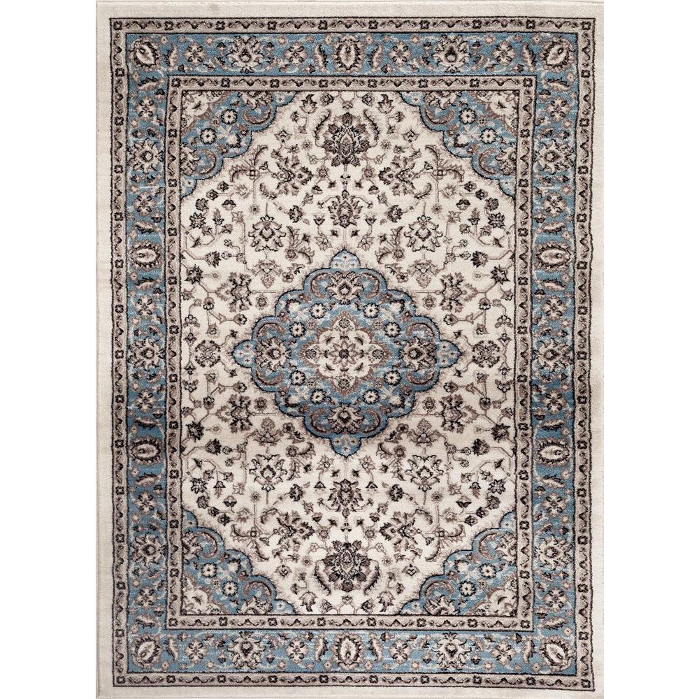 World Rug Gallery Traditional Oriental Medallion Design Blue 5 Ft X World Rug Gallery Traditional Oriental Medallion Design Blue 5 Ft X 7 Indoor