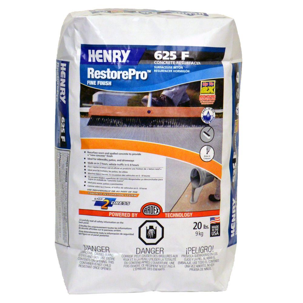 Henry 625 20 lb. RestorePro Fine Concrete Resurfacer16363 The Home Depot