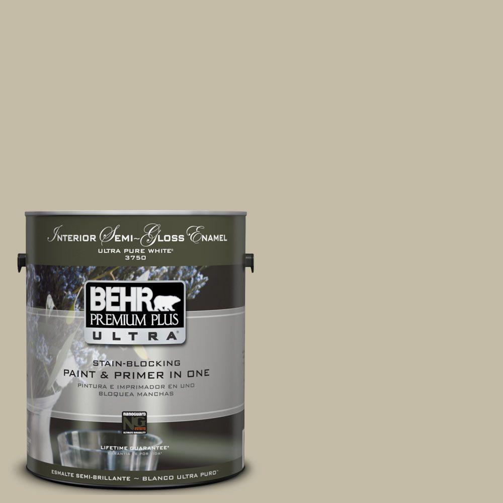 BEHR Premium Plus Ultra 1-gal. #UL190-8 Celery Powder Interior ...