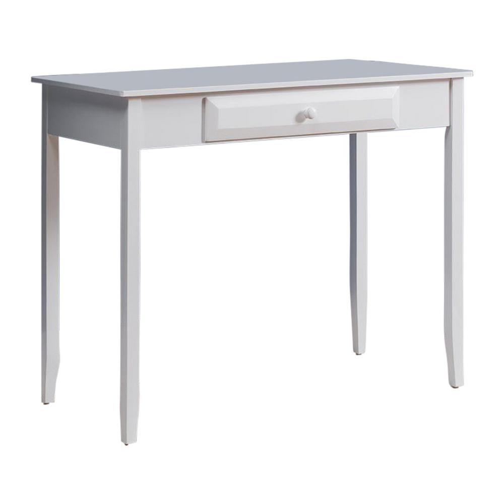 Signature Home Stella White Wood Home Office Parsons Desk 042oh