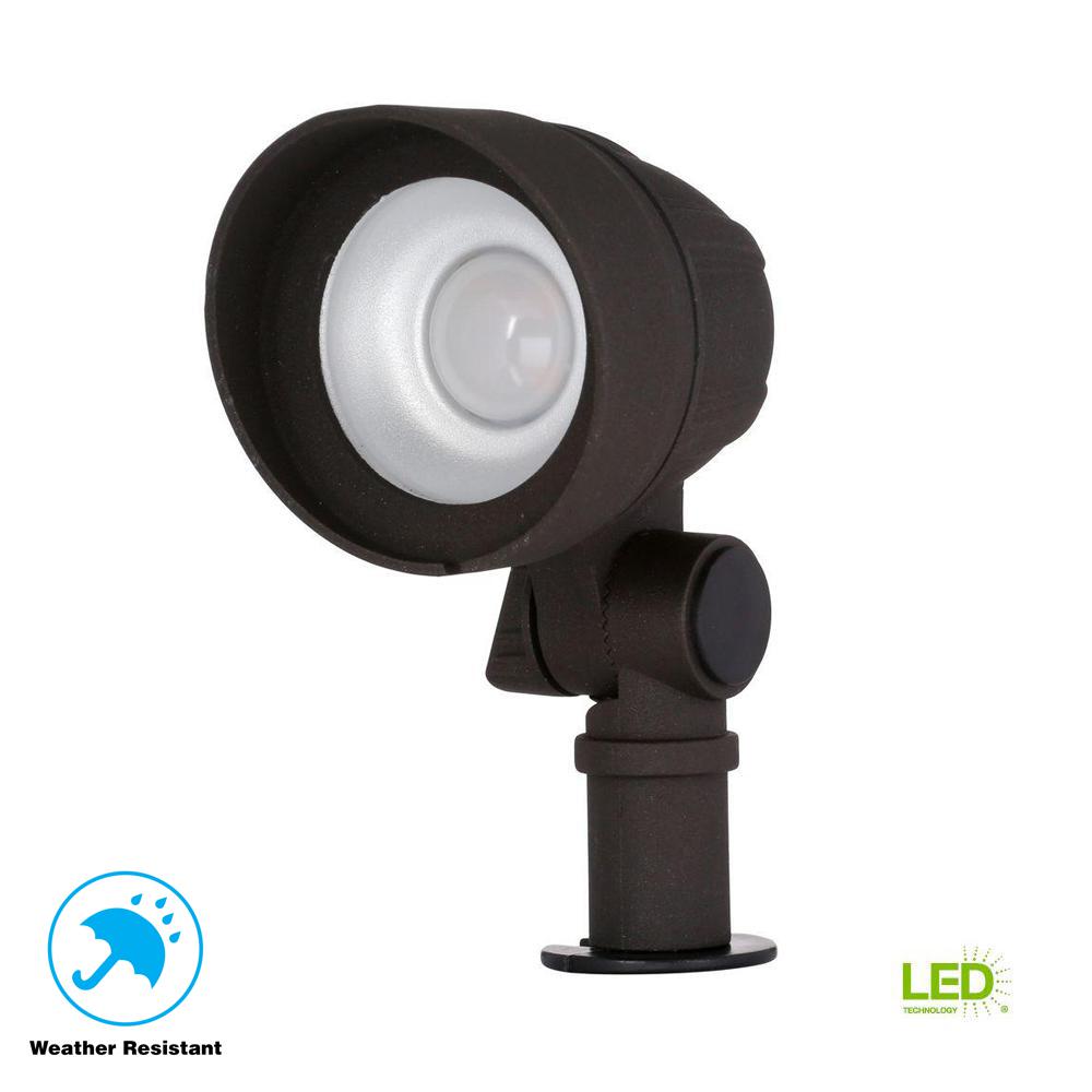 Bronze Landscape Flood Lights Lighting The Home Depot Low Voltage 20 Watt Equivalent Bronze Outdoor Integrated Led Landscape Flood Light