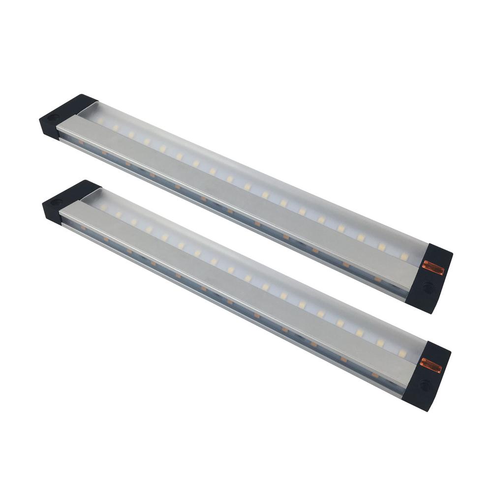 Westek Selta 9 In Led Aluminum Under Cabinet Light 2 Pack Slta Westek Selta 9 In Led Aluminum Under