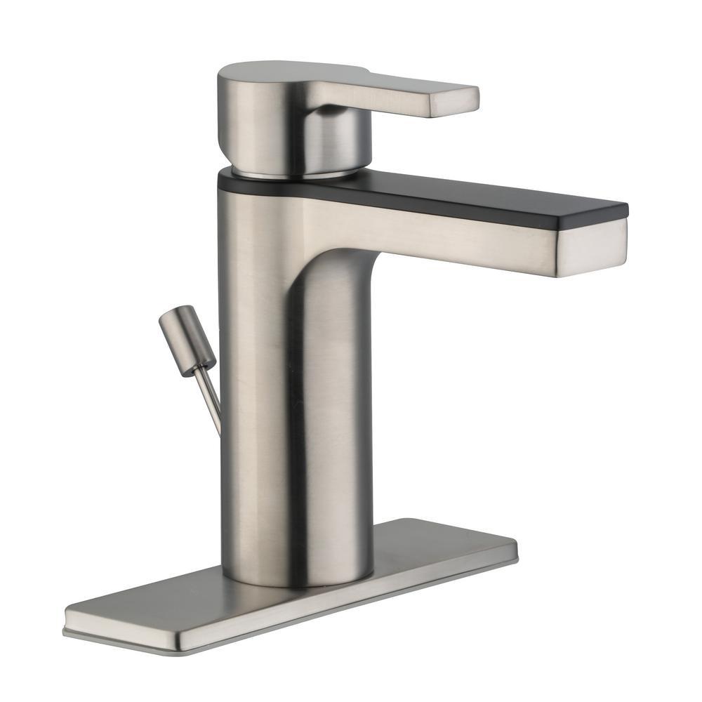 Glacier Bay Modern Contemporary Single Hole Single-Handle ...