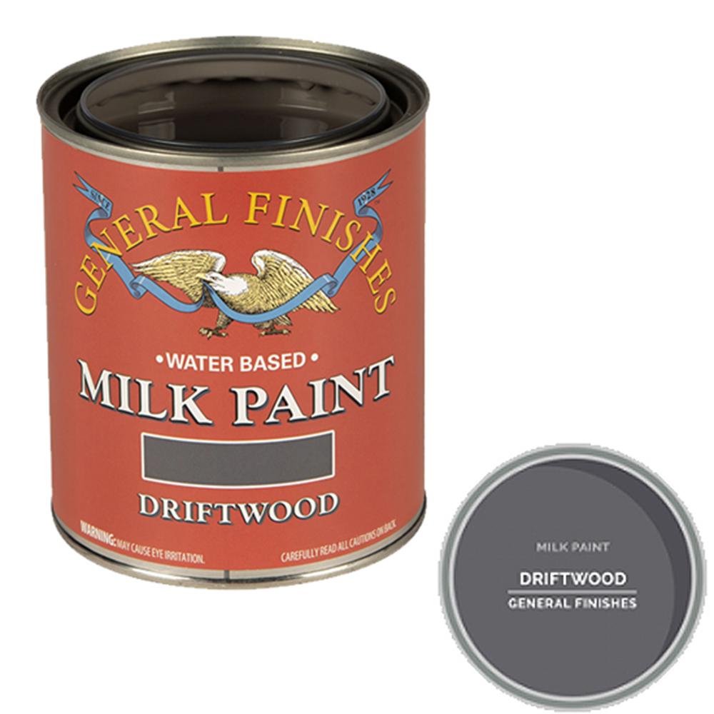 General Finishes 1 Qt Driftwood Interior Exterior Milk Paint