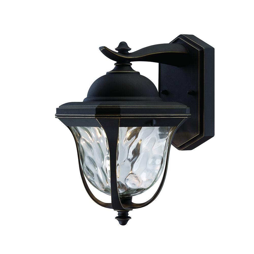 Designers Fountain Marquette Aged Bronze Patina Outdoor LED Wall