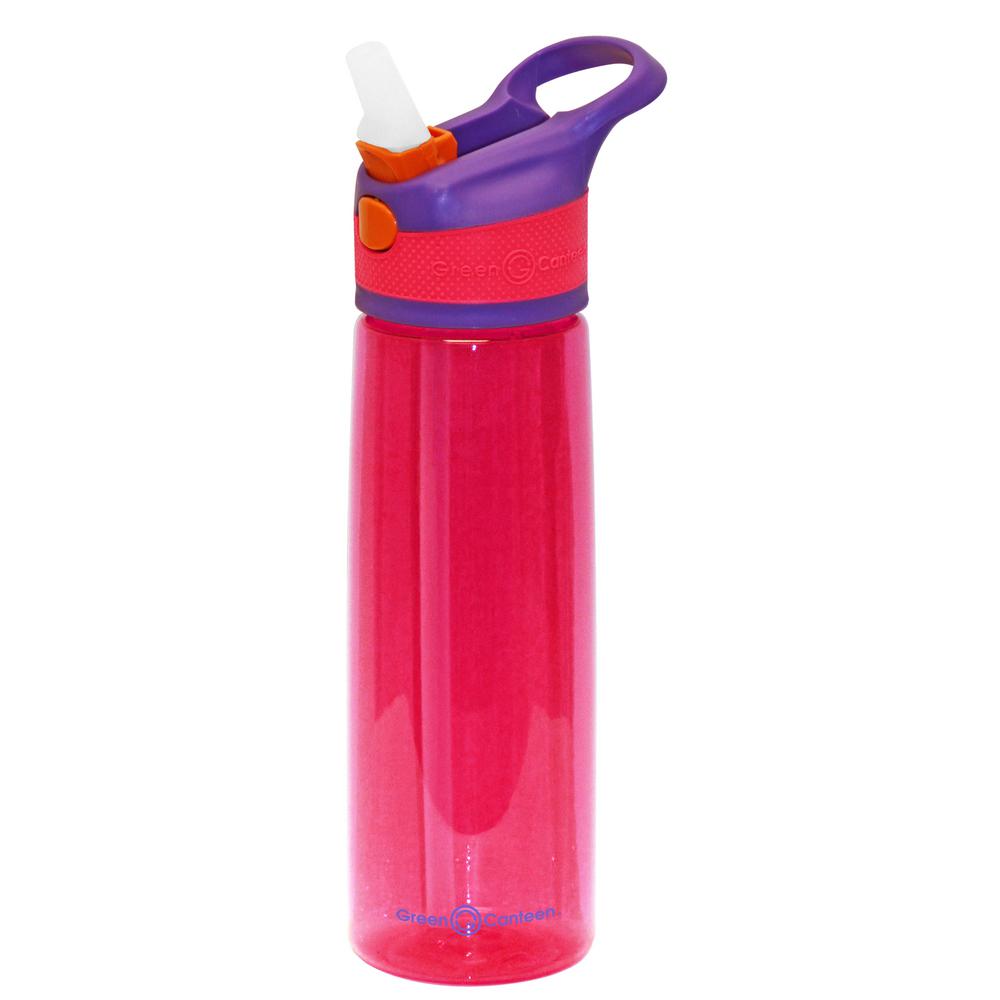 Green Canteen 24 oz. Purple and Pink Plastic Tritan Hydration Bottle (6