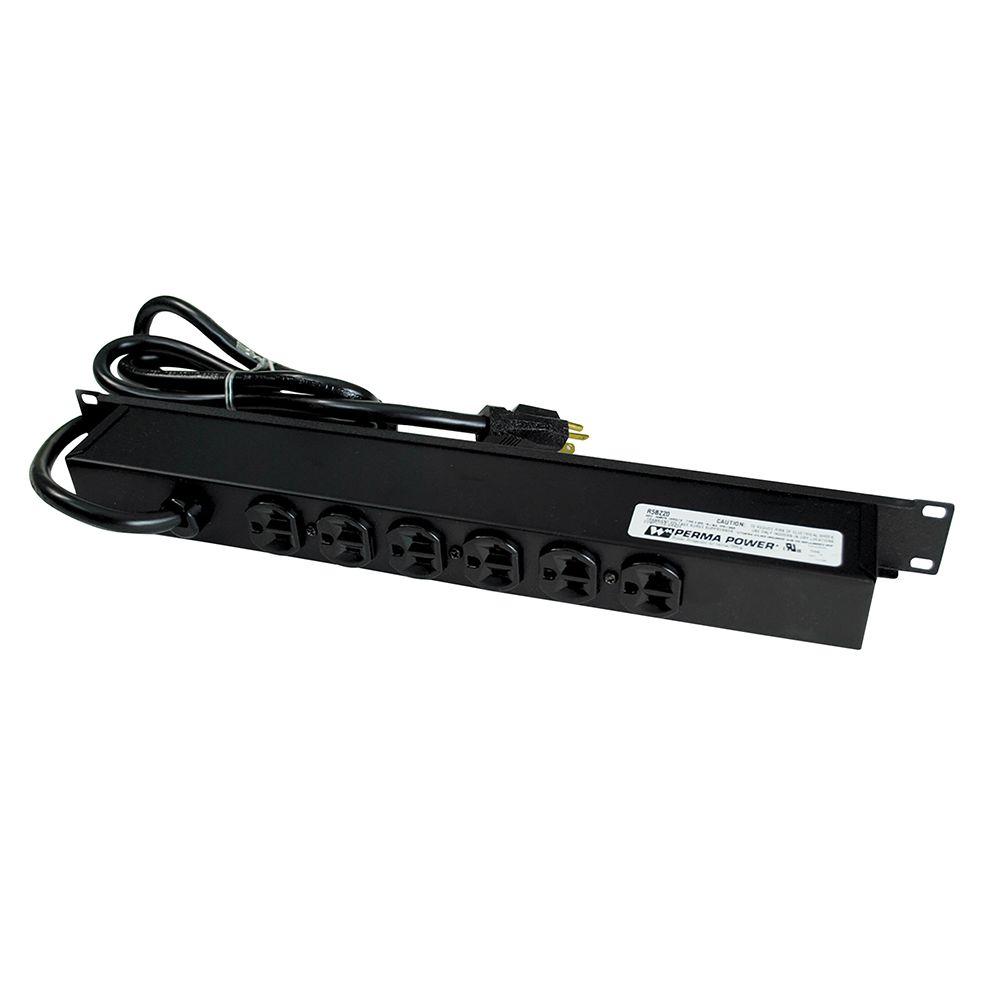 Legrand Wiremold Perma Power 6Outlet 20Amp Rackmount Computer Grade