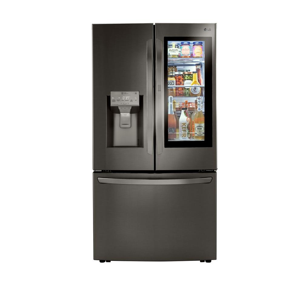 Black Stainless Steel Lg Electronics French Door Refrigerators Lrfvc2406d 64 1000 