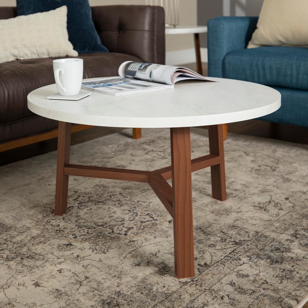 Round Coffee Tables Accent Tables The Home Depot