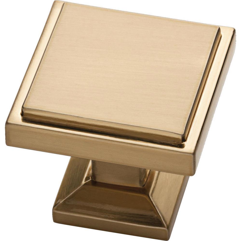 Liberty Classic Square 1 1 9 In 28 Mm Champagne Bronze Cabinet Knob   Liberty Cabinet Knobs P37502c Cz K1 64 1000 