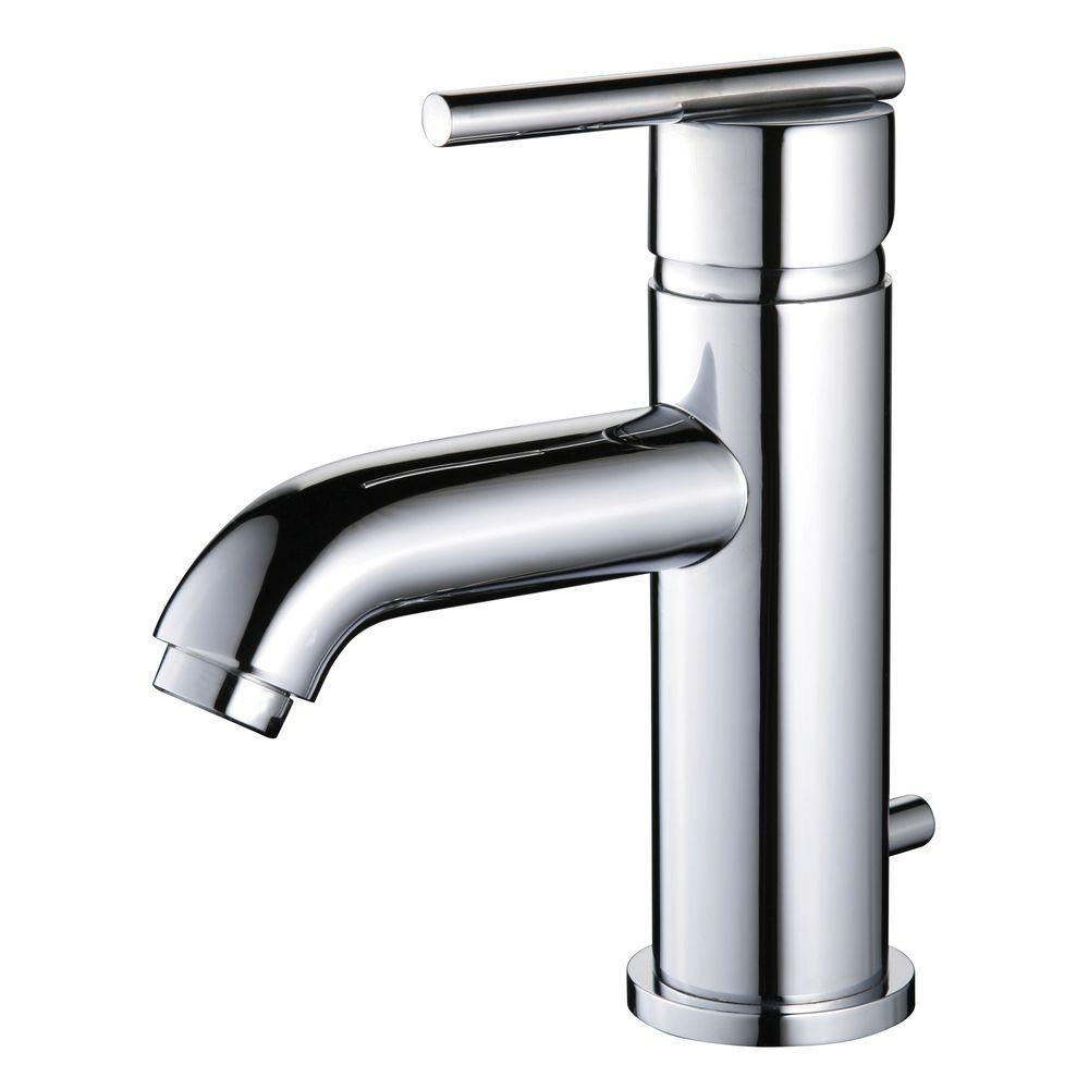 Yosemite Home Decor Bathroom Sink Faucets The Centerset 1 Handle Lavatory Faucet In Polished Chrome With Pop Up