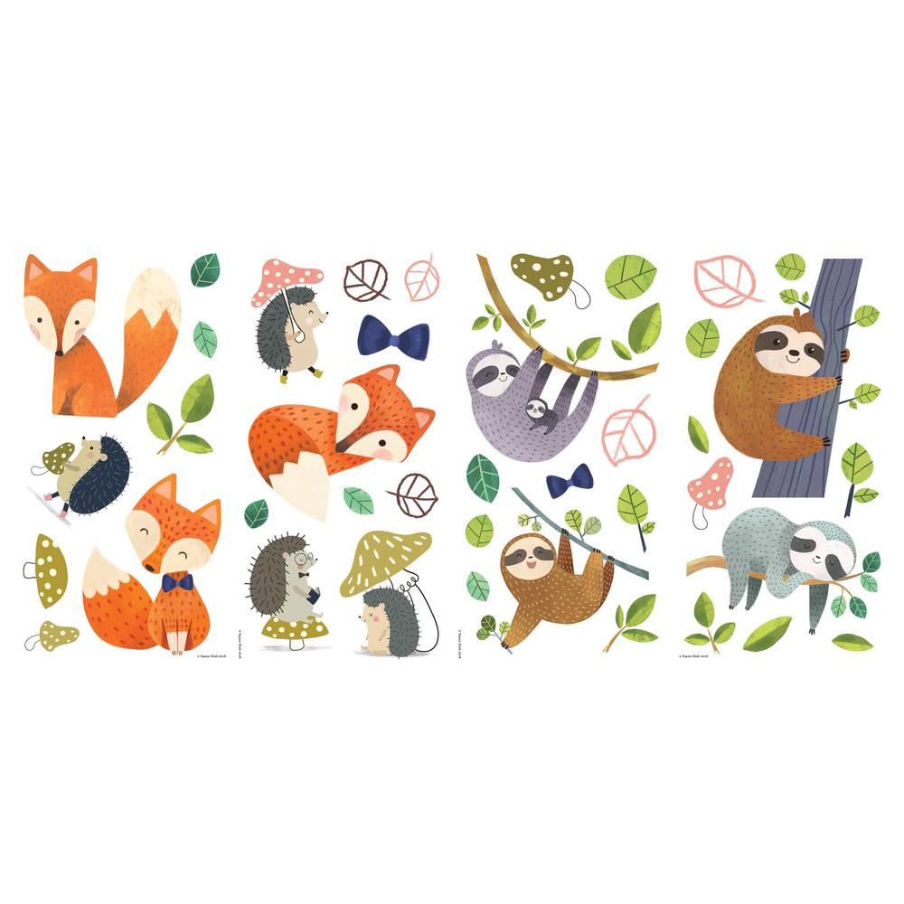 forest friends wall decals
