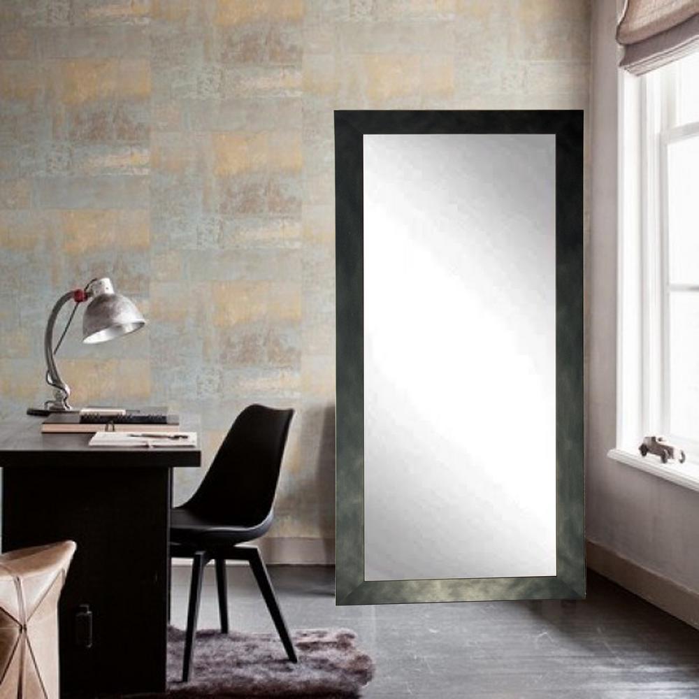 Weathered Gray Full Length Floor Wall MirrorBM035TS The Home Depot