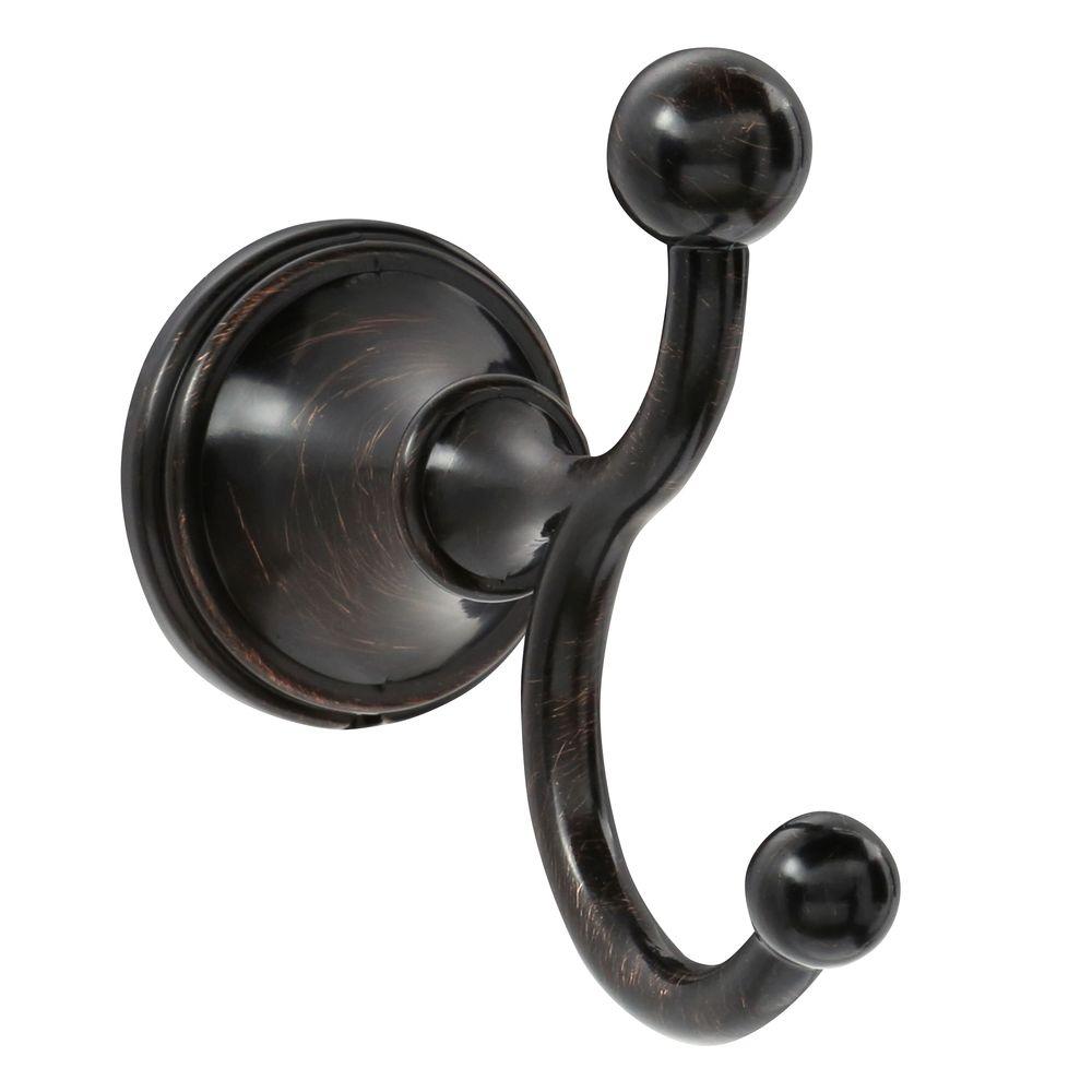 Delta Crestfield Double Towel Hook in Venetian Bronze-138038 - The Home ...