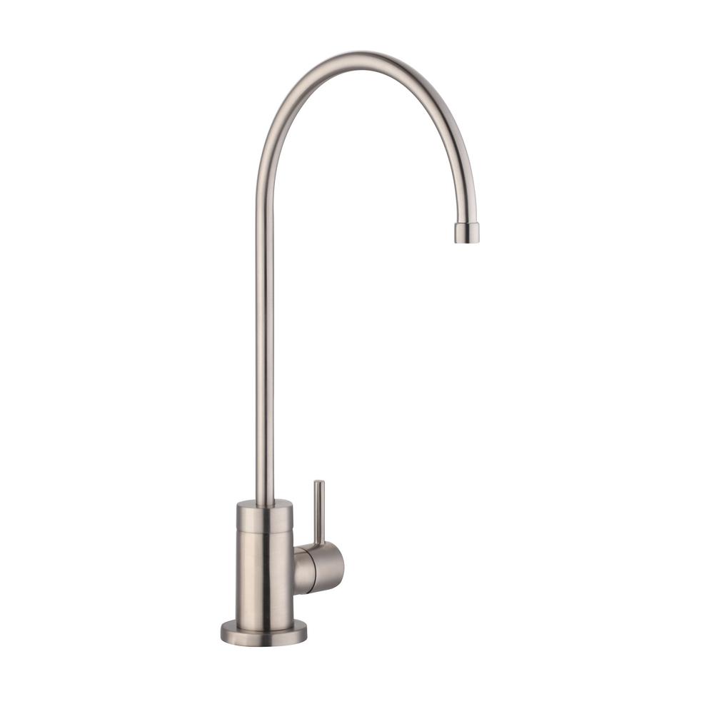 Glacier Bay Modern Single Handle Water Filtration Faucet In Glacier Bay Modern Single Handle Water Filtration Faucet In Stainless Steel