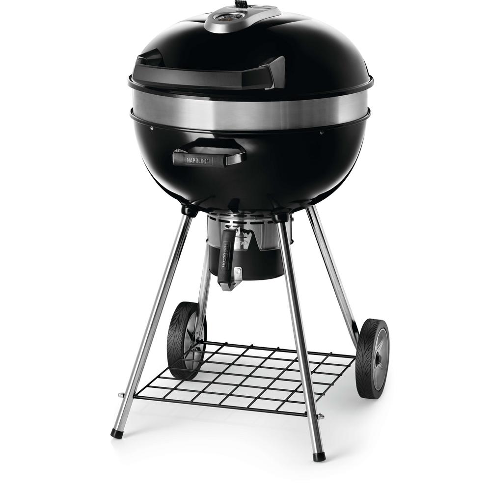PRO Charcoal Kettle Grill, Black